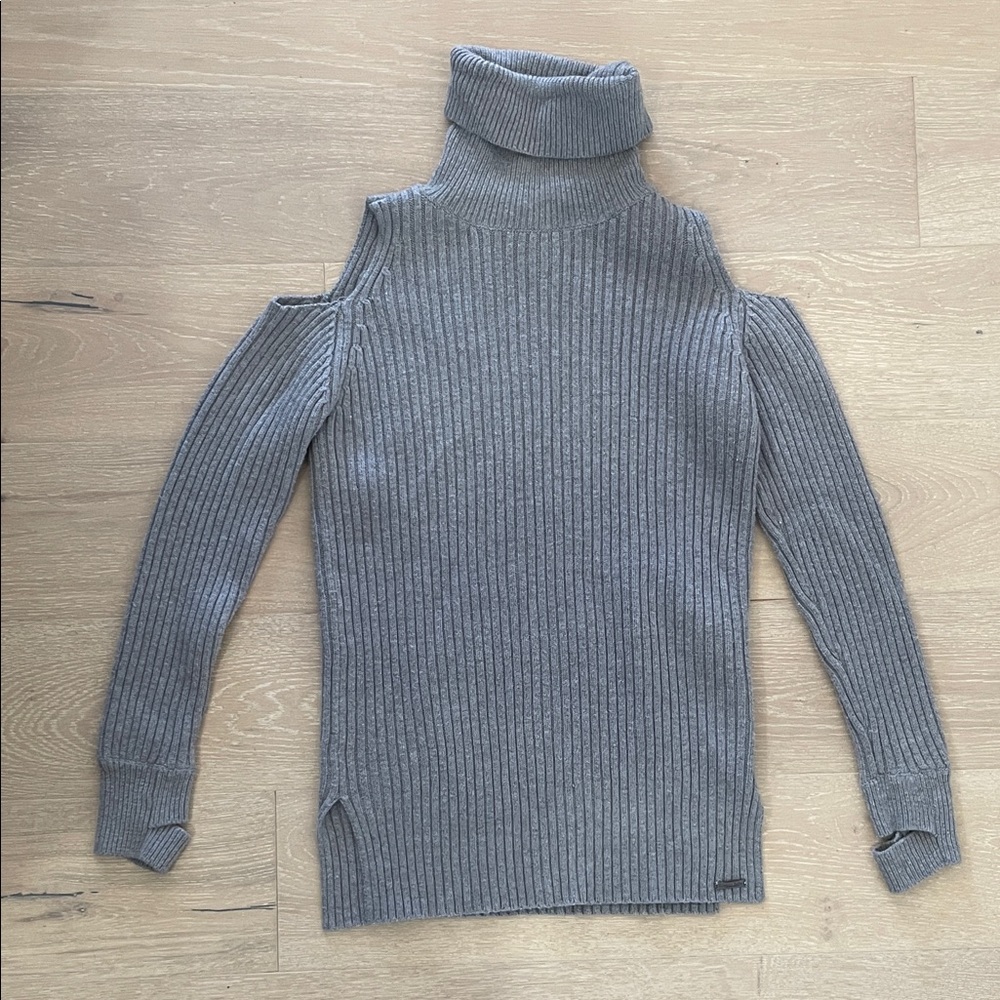 Sweaty Betty neneko Gray Turtleneck Sweater Womens large